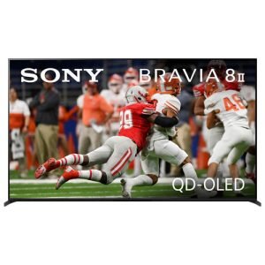 Sony BRAVIA 8 II 65" XR80M2 4K UHD Dolby Vision HDR QD-OLED 120Hz Dolby Atmos Google TV Smart TV (K65XR80M2) - 2025 - Great for Movies & Gaming