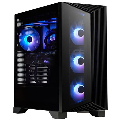 iBUYPOWER Element Gaming PC - RTX 5060 Ti, Intel Core i5-14400F, 32GB Memory, 1TB SSD, Win 11 Home, RGB + Keyboard & Mouse - Image 2