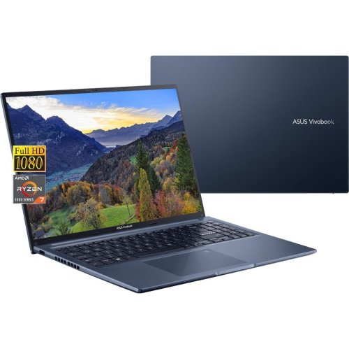 Refurbished (Fair) - ASUS Vivobook 16" FHD Laptop - AMD Ryzen 7 5800HS - 40GB DDR4 - 512GB PCIe SSD - Windows 11 Home - Quiet Blue