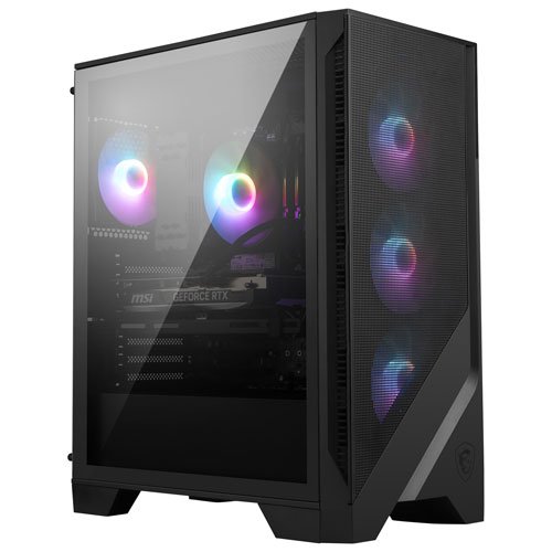 MSI Codex Z2 Gaming PC - RTX 5060 Ti, AMD Ryzen 7 8700F, 16GB Memory, 1TB SSD, Win 11, Black - Only at Best Buy