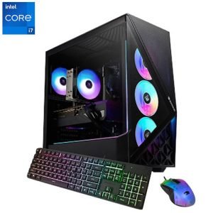 iBUYPOWER Element Gaming PC - RTX 5060 Ti, Intel Core i5-14400F, 32GB Memory, 1TB SSD, Win 11 Home, RGB + Keyboard & Mouse